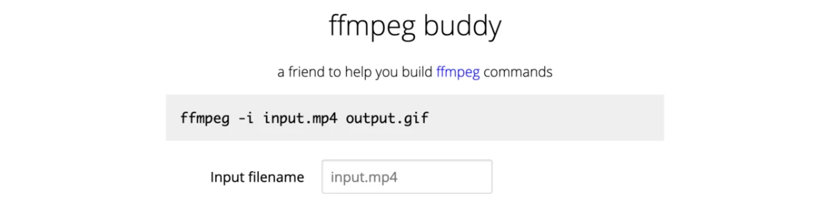 Image Outil ffmpeg buddy